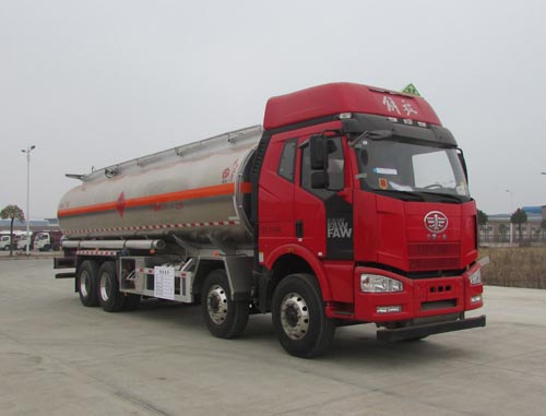 解放前四后八鋁合金運油車（介質(zhì):柴油/容積27方）